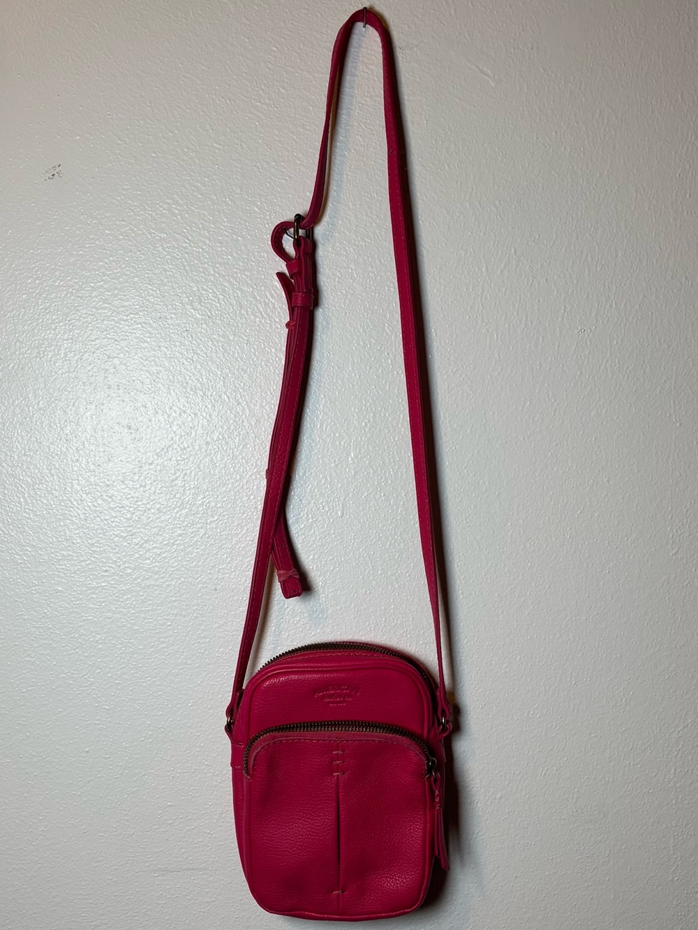 American Leather Co. Pink Cleveland Mini Crossbody Women's Purse